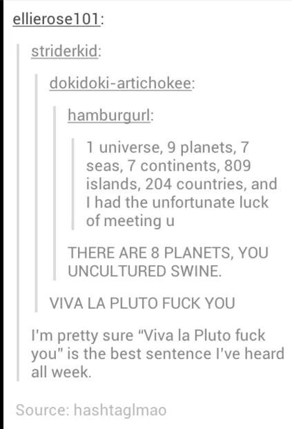 Viva La Pluto - meme