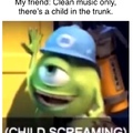 child screaming