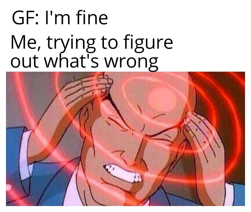No, I'm fine - meme