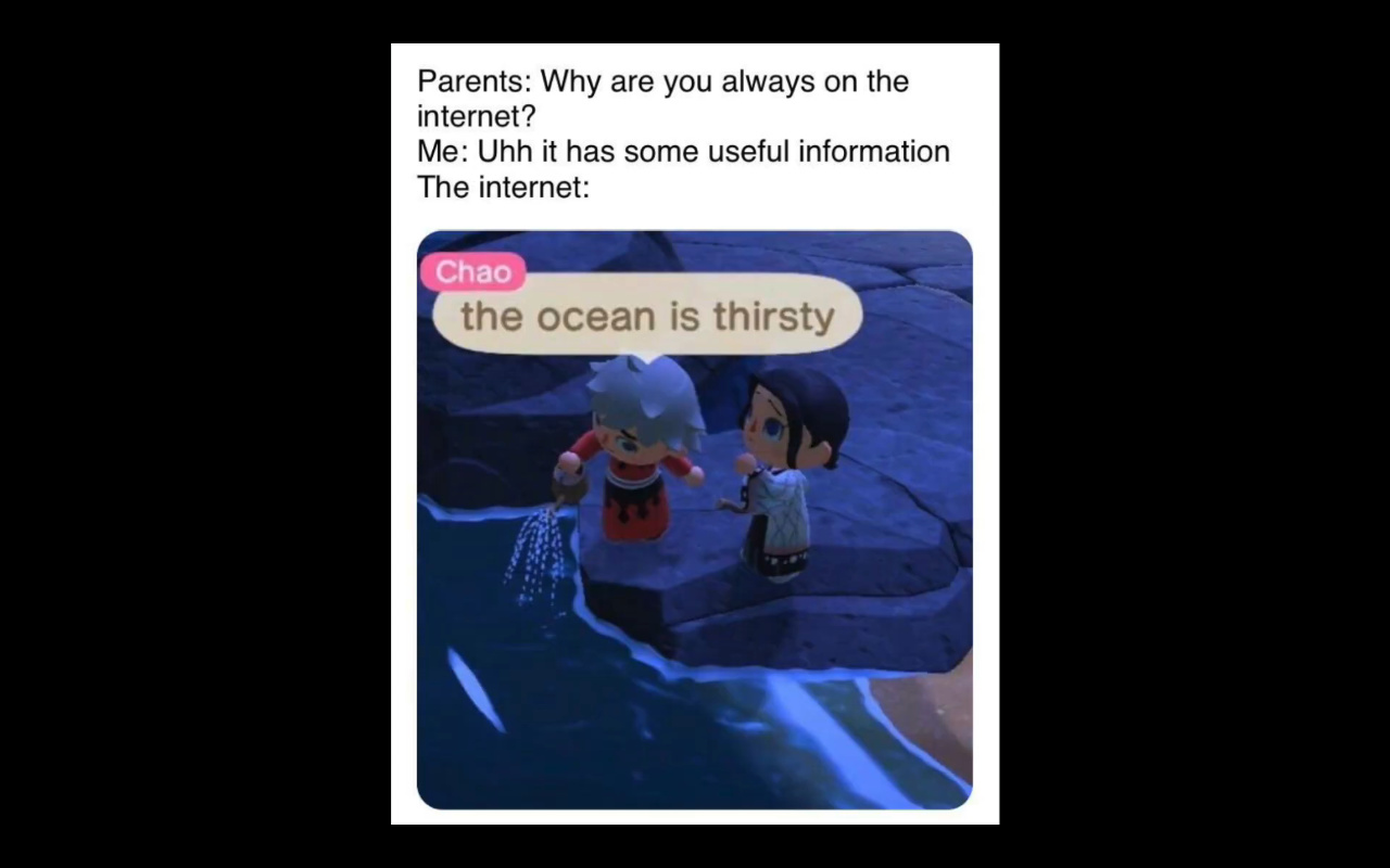 Thirsty - meme