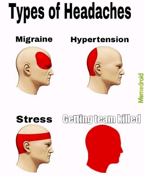 I hate migraines - meme