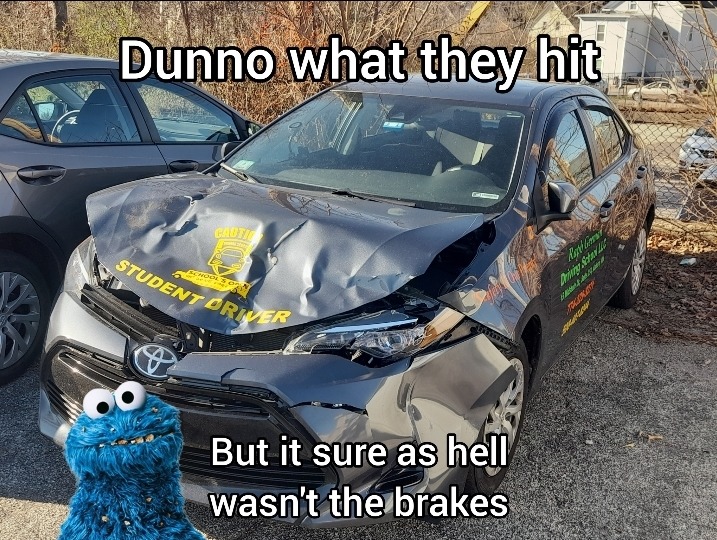 Bumpers cars they are not - meme