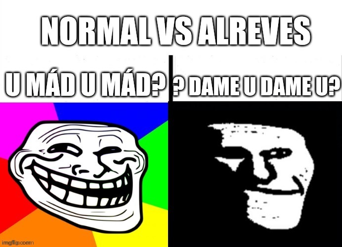 U mád u mad - meme