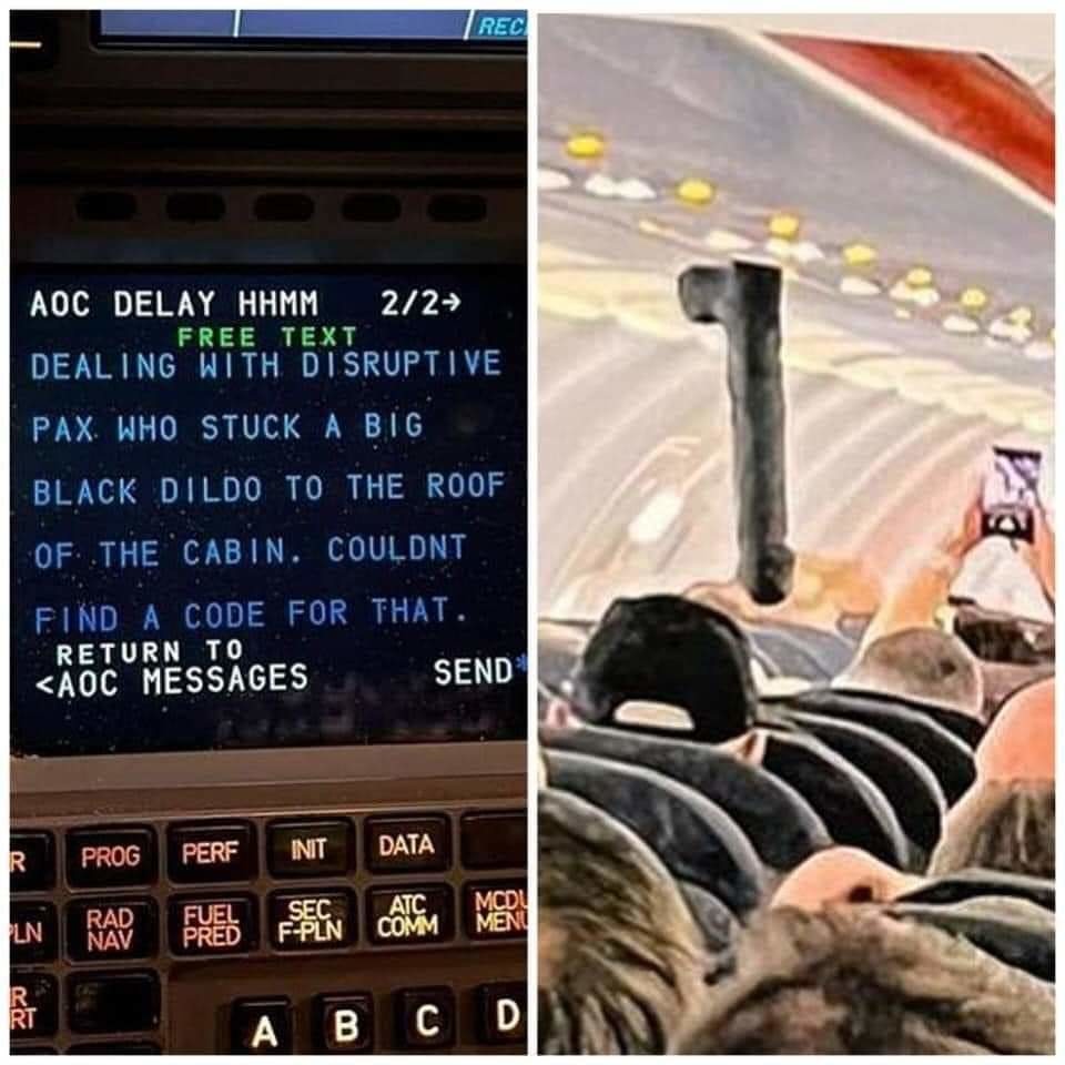 What's up with people these days disrupting airplanes? - meme