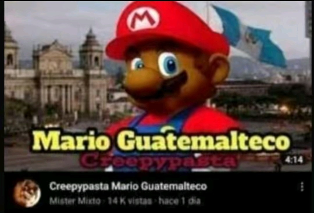 Mario guatemalteco - meme