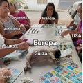 Los países son Viejas gordas jugando lotería