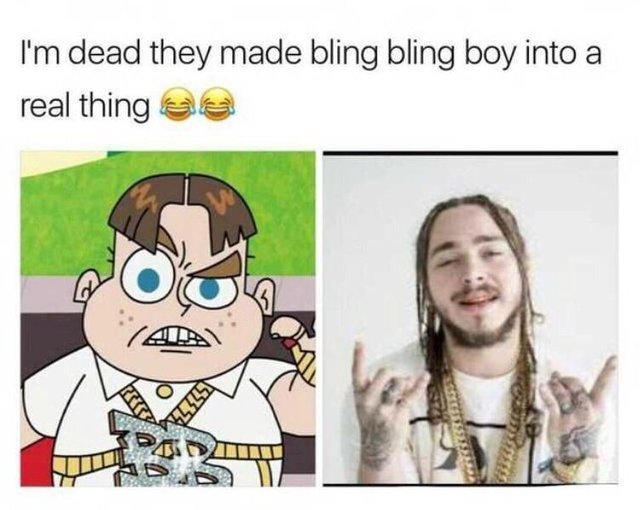 They made bling bling boy into a real thing - meme