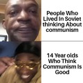 "It wasn't real communism" because it will never real communism