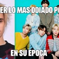 Contexto : Justin Bieber fue uno de los más odiado entre los principios 10 ahora bts ahora ello son la más odiado en la década 20s