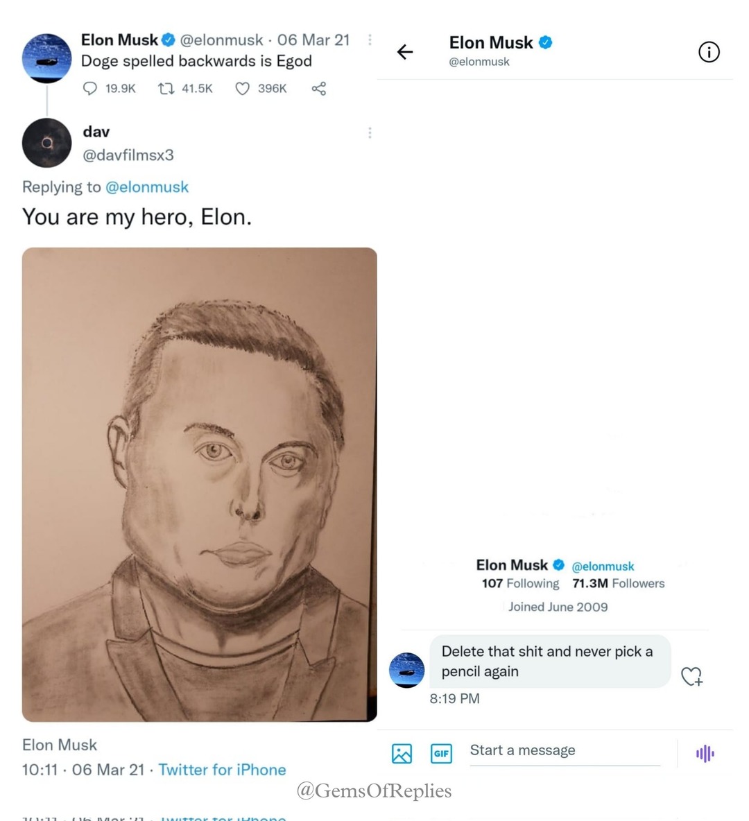 Elon musk ardido porque lo domaron - meme