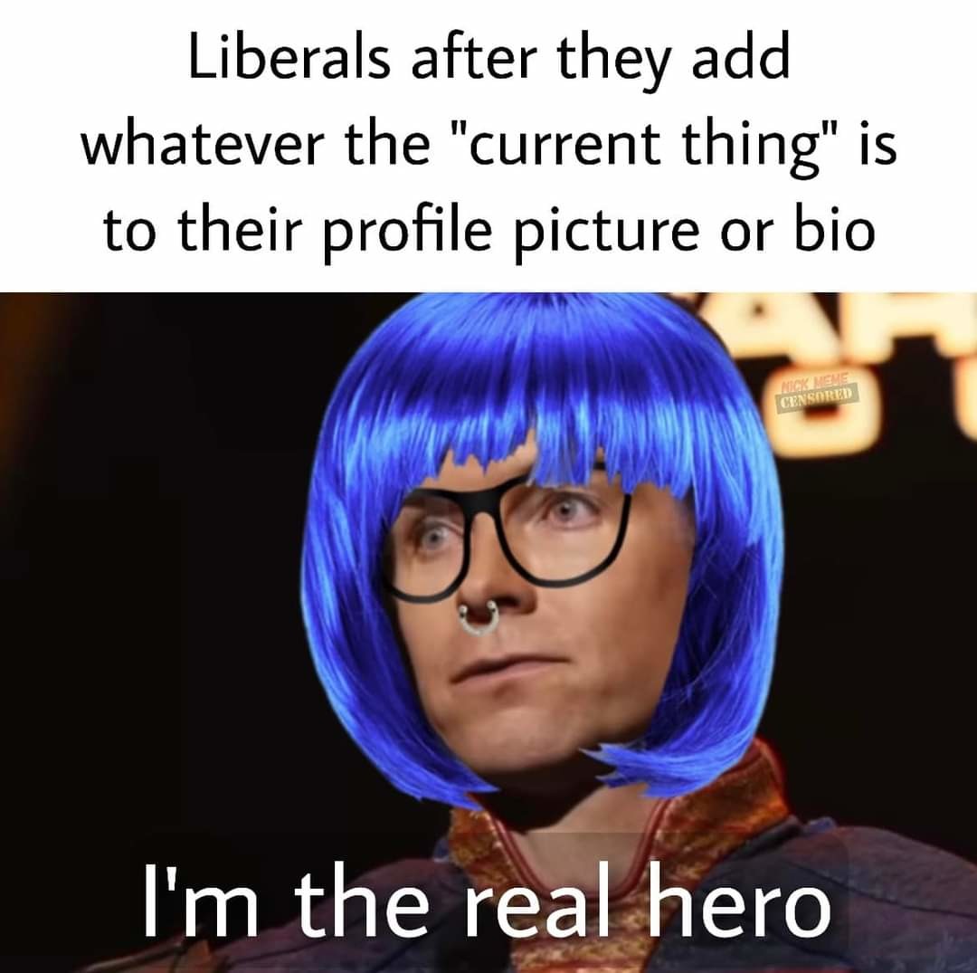 Left liberals be like - meme