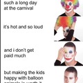Reverse clown meme