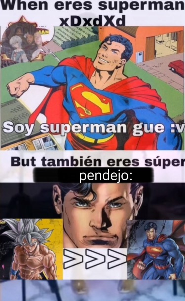 Supermán idiota  - meme