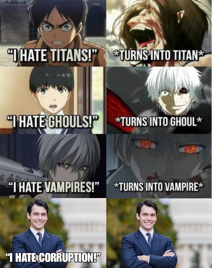 I hate corruption! - meme