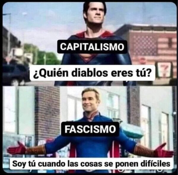 Capitalismo y fascismo - meme