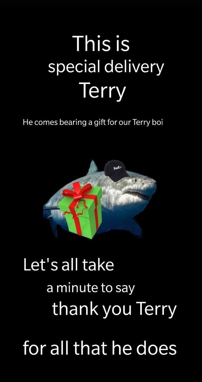 Gifting Terry - meme