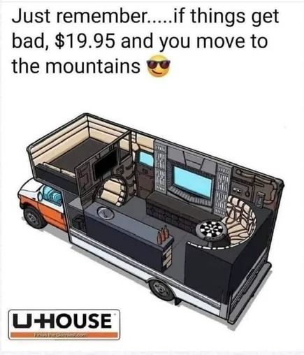 Life falling apart? $19.95 and you're a mountain man now - meme