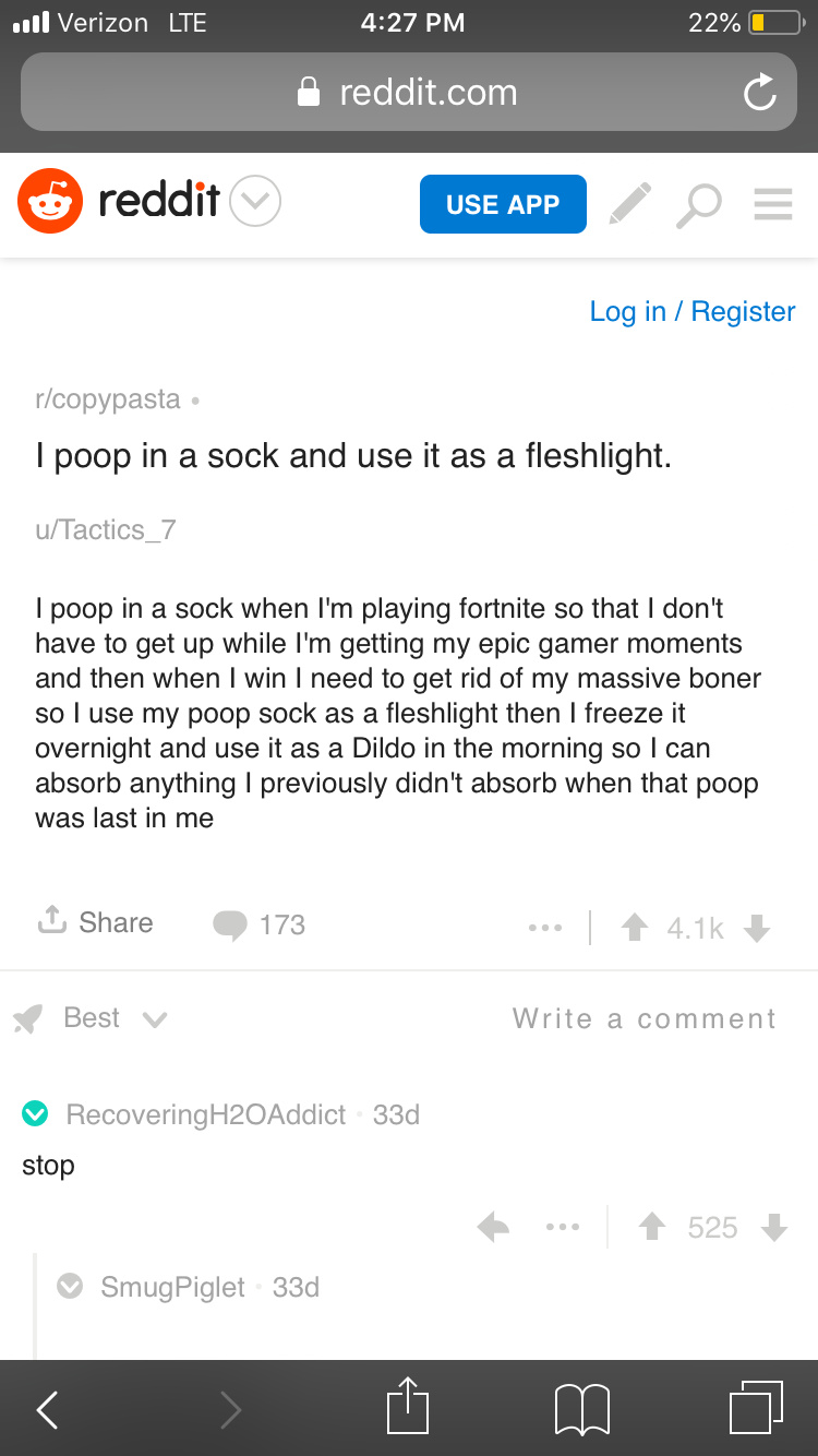 I didn’t know what a poop sock was - meme
