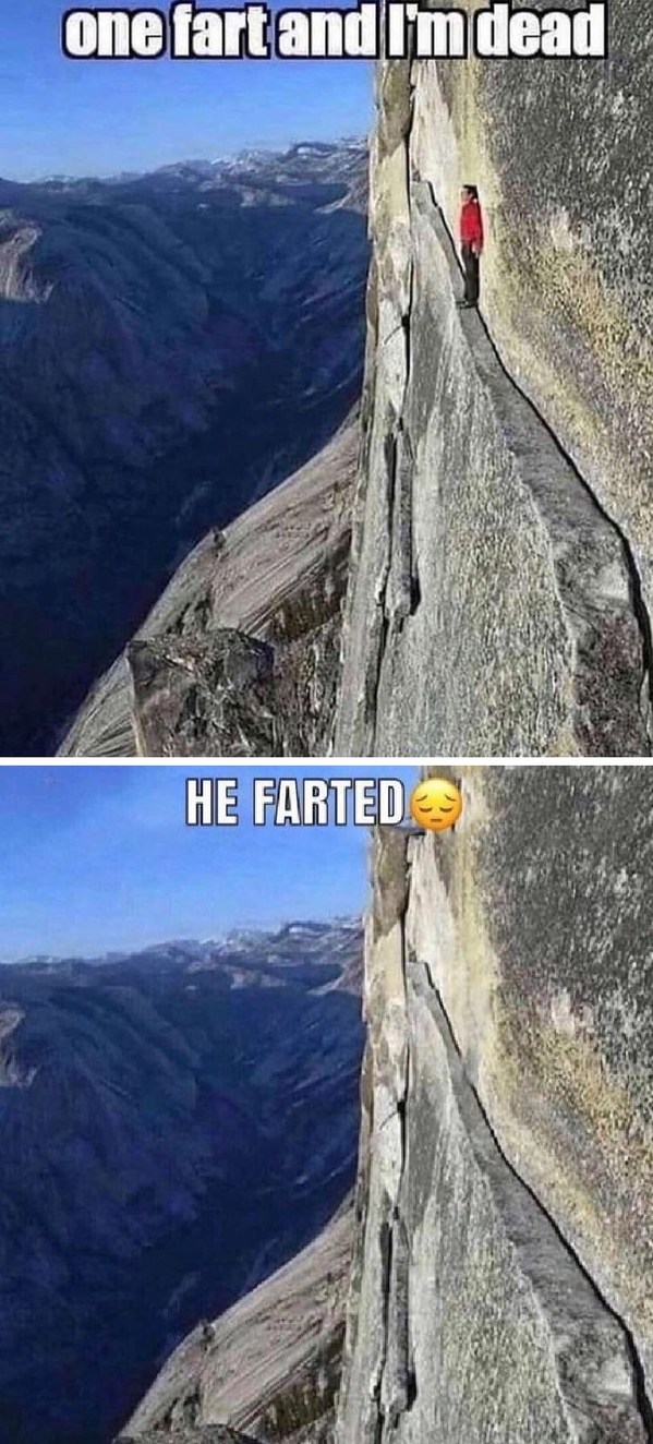 You only fart one... - meme