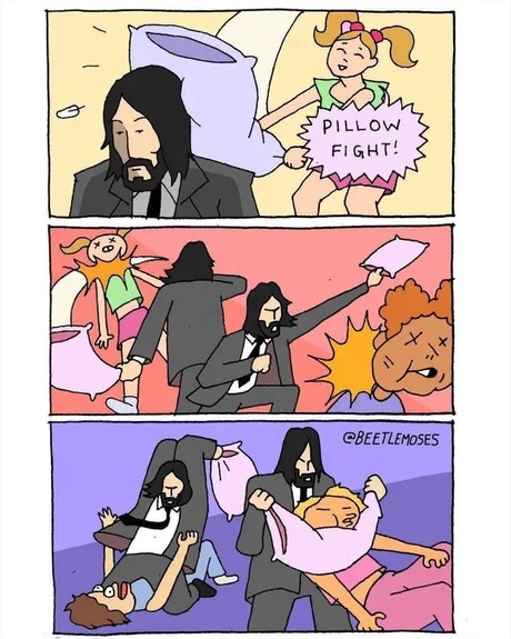 When you get too immersed in the movie. - meme