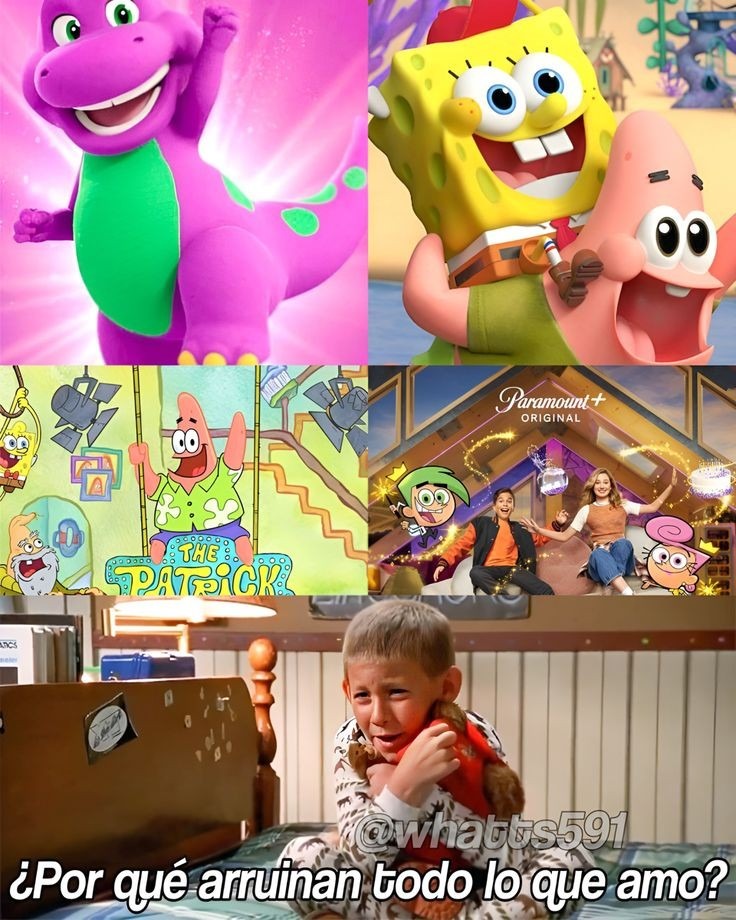 I think that hacer spin-offs a una ip querida por el publico is very unnecessary - meme