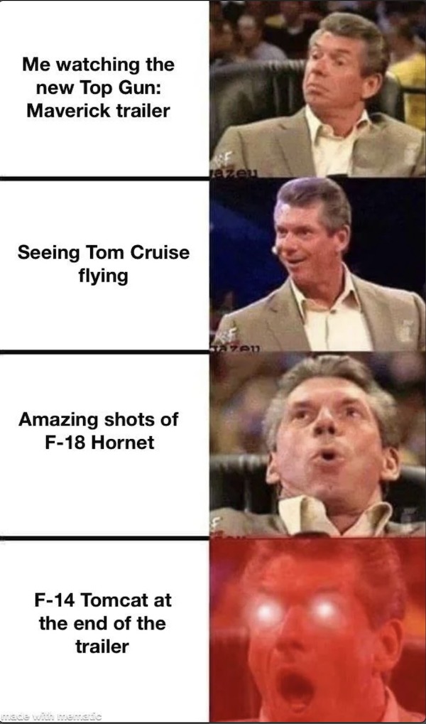 Top Gun 2 aircrafts meme