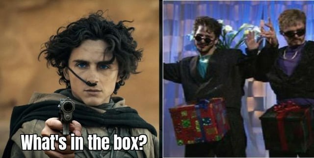 What's in the box - meme