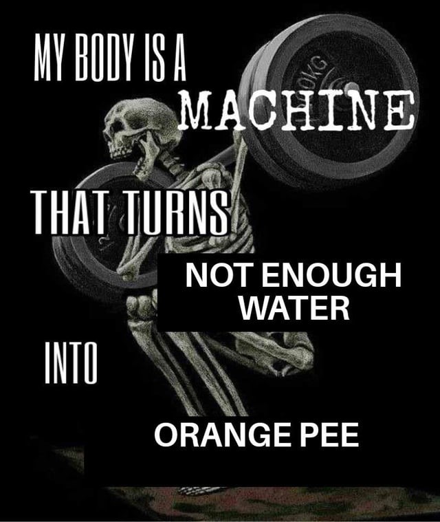 My body is a machine - meme