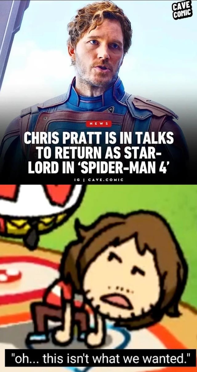 Spiderman 4 Chris Pratt meme news