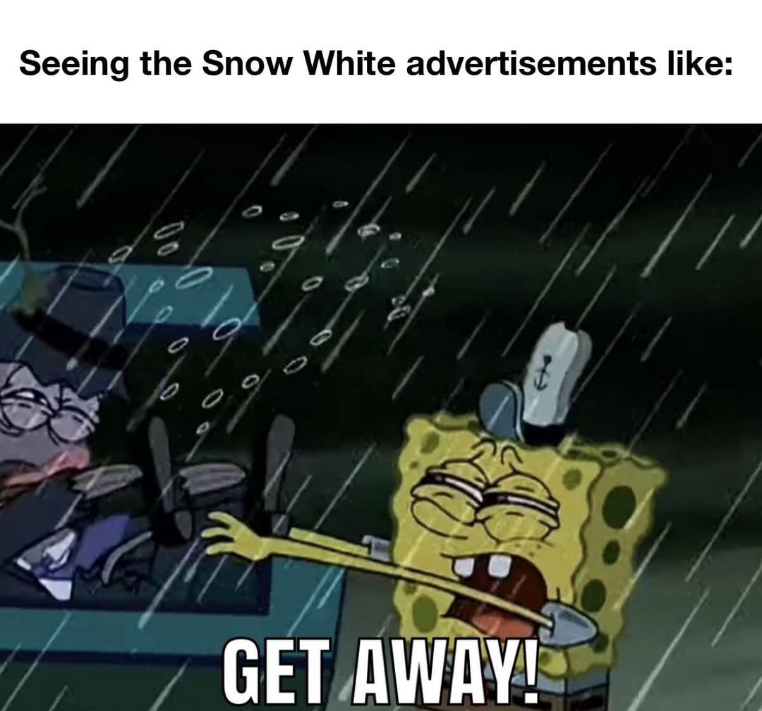 Snow White advertisements meme