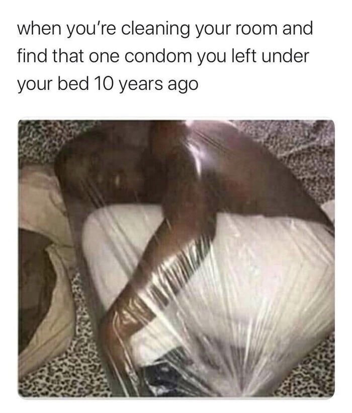 clean under your bed kids - meme
