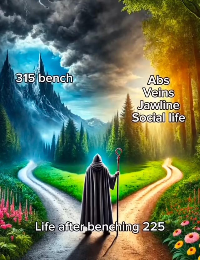 Choose your path lifter - meme