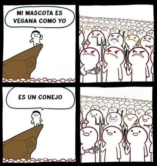 Mi mascota es vegana - meme