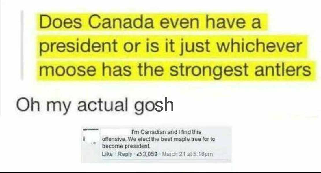 Oh Canada - meme