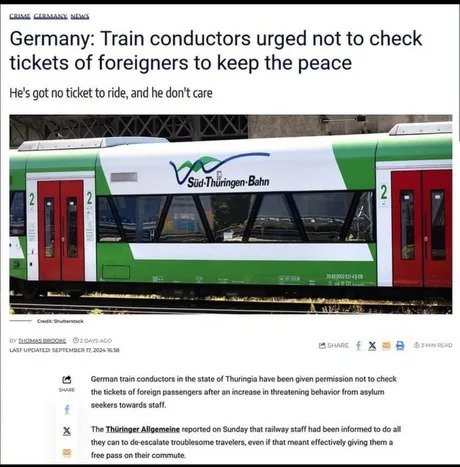 Germany train tickets news - meme