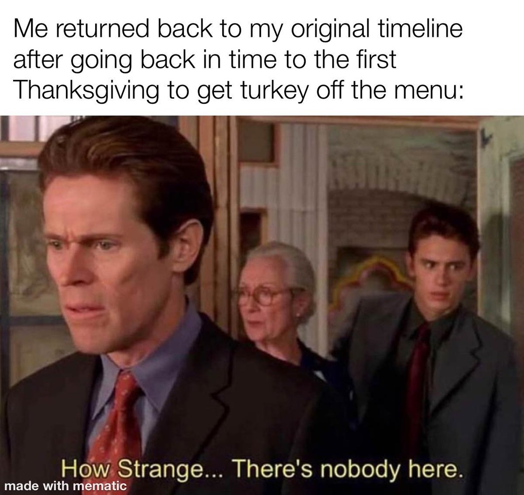 First Thanksgiving - meme