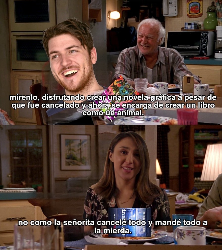 Final Space ha logrado cosas mucho mejor que Inside Job, tristemente, una mierda la cancelación por parte de Netflix y luego eches a perder tu esfuerzo y no lo renuevas en libro como Final SpaceCHAD. - meme