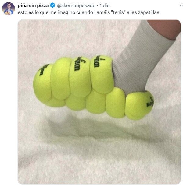 unas tenis - meme
