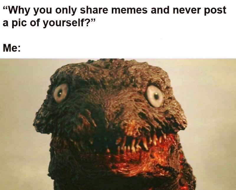 Shin Godzilla is terrifying to look at - meme