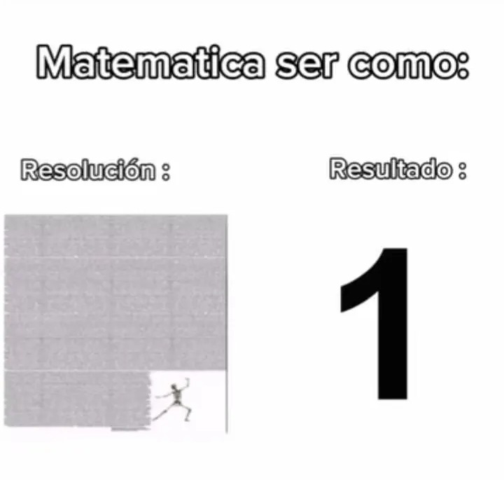 Matemáticas hijo - meme