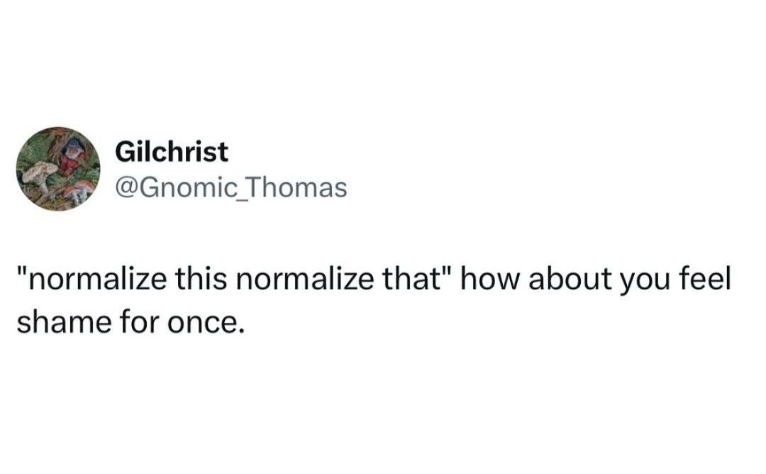 Normalize shutting up sometimes - meme