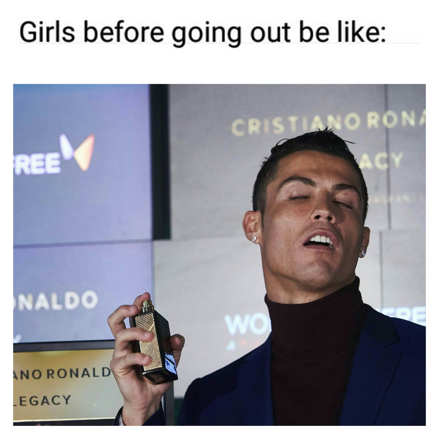 Ronaldo is fab - meme