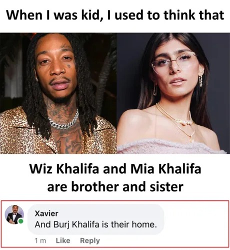 Wiz Khalifa and Mia KHalifa - meme