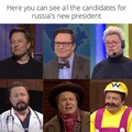 candidates for Russia's new president