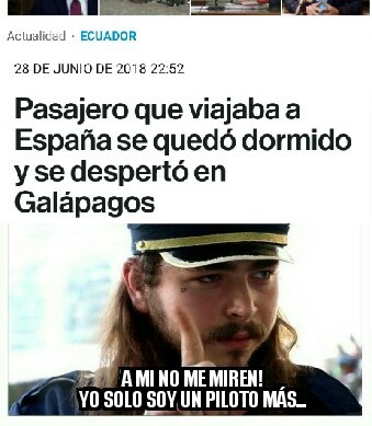 Dice que el culpable soy yo - meme