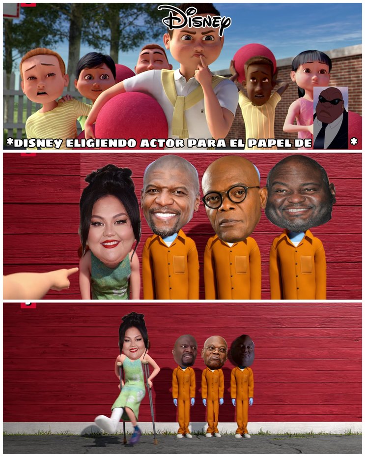 Disney eligiendo actor - meme
