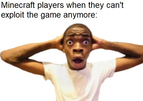 Minecraft players - meme