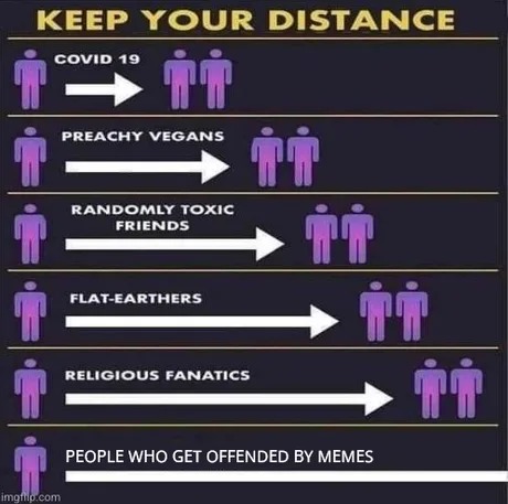 Keep your distance bro - meme