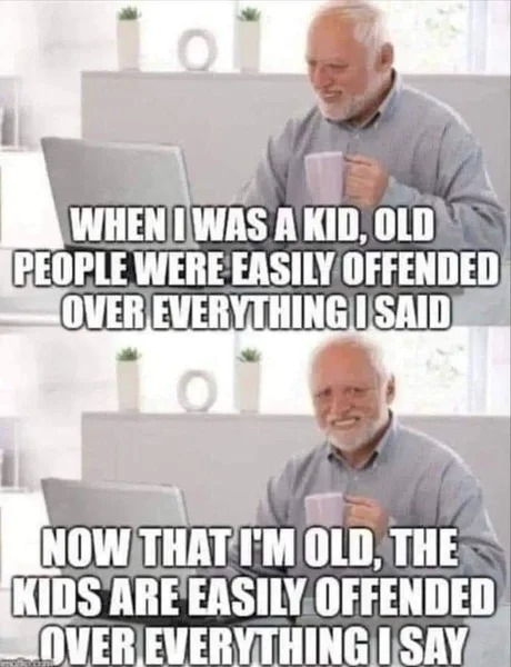 Offended people - meme