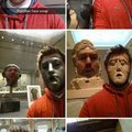 Face swap fun with statues are horrifing